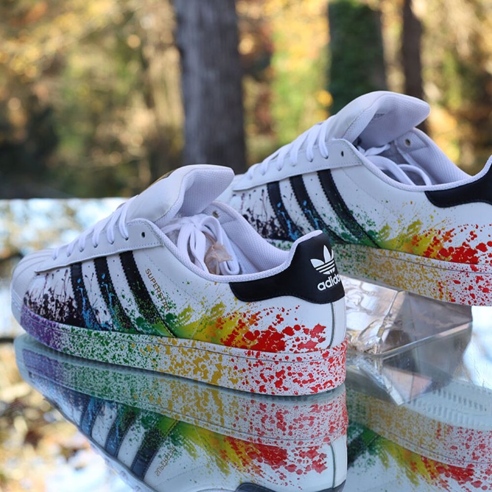 Adidas Superstar Paint splatter 2015 - Picture 12 of 13